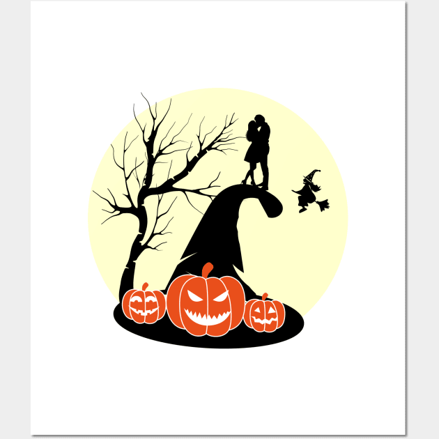 Halloween Love Costume Gift Wall Art by The Crane Kick